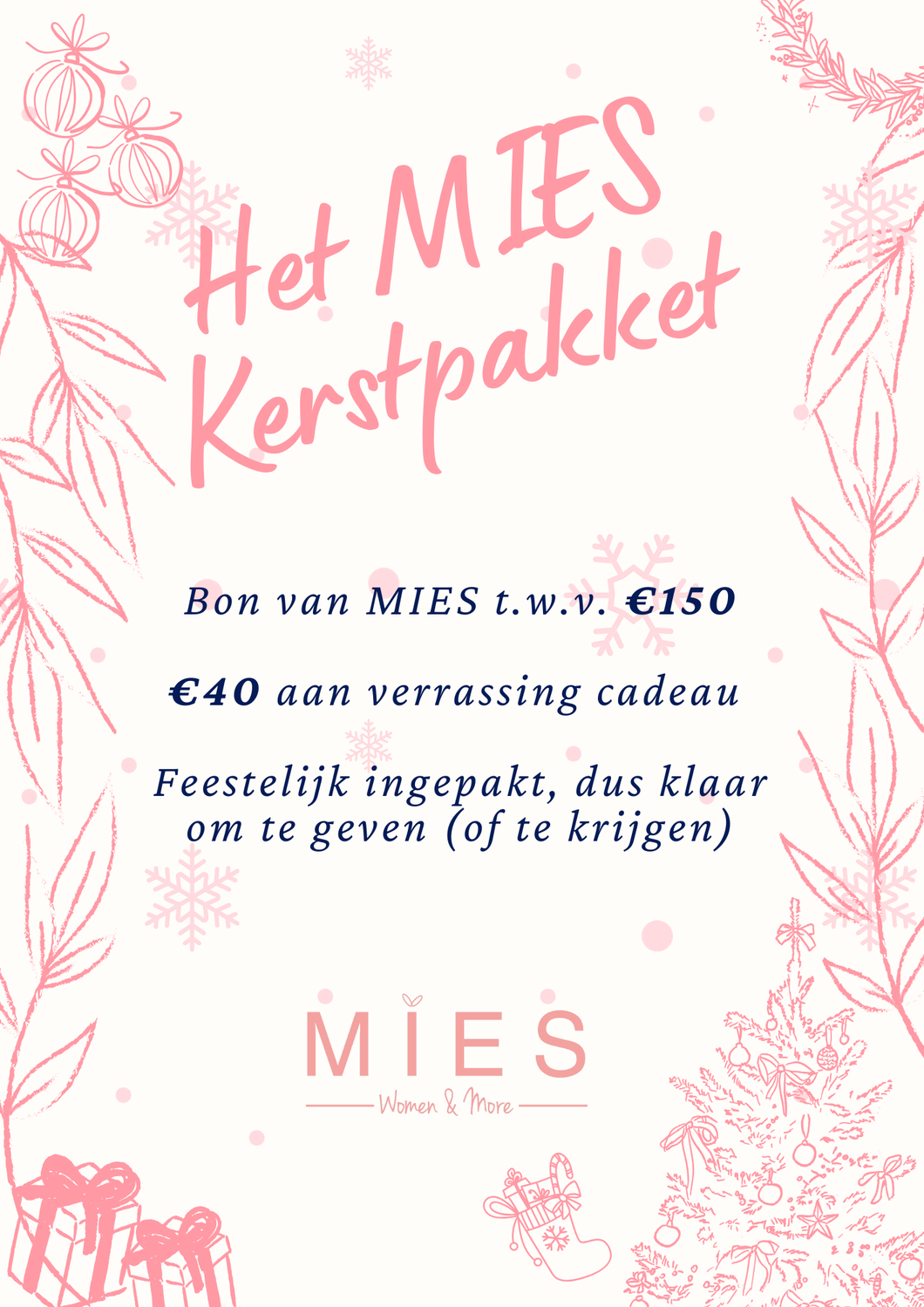 Kerstpakket MIES | 150 euro
