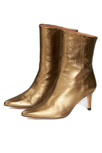 Boots Denise Metallic Gold